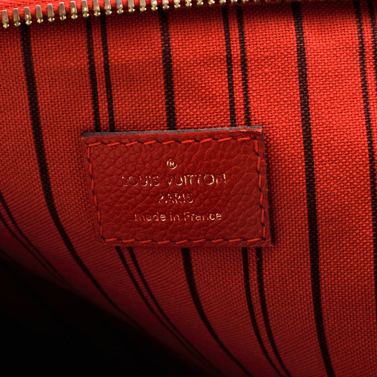 Marais Handbag Monogram Empreinte Leather MM - Deep Luxury