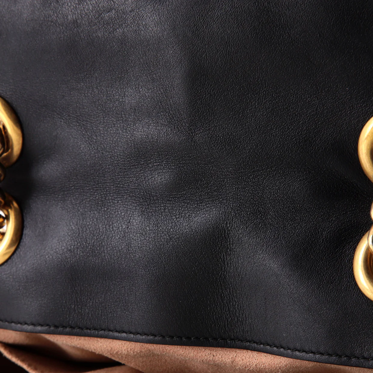 Pearly GG Marmont Flap Bag Embellished Matelasse Leather Mini - Deep Luxury