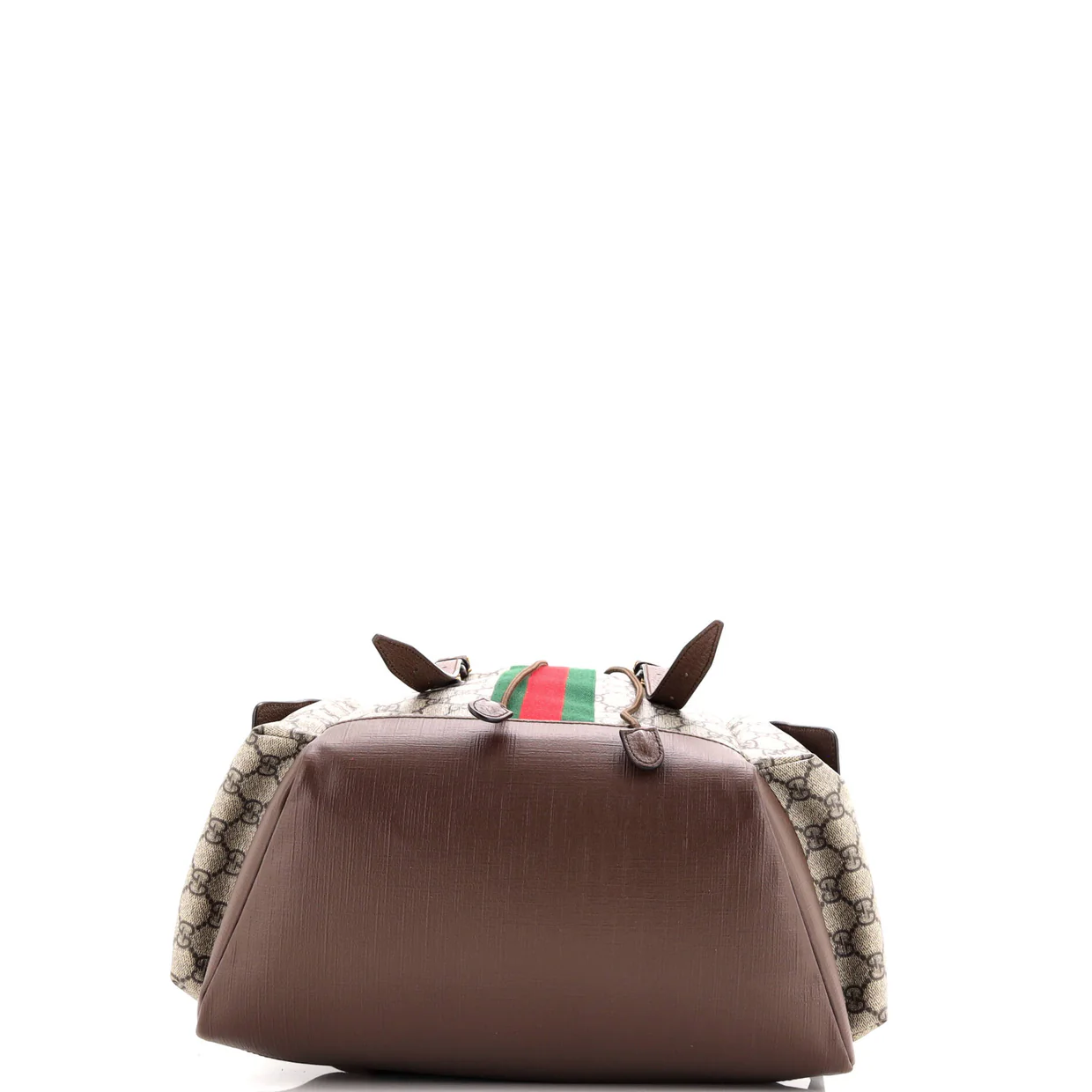 Ophidia Flap Backpack GG Coated Canvas Medium - Deep Luxury