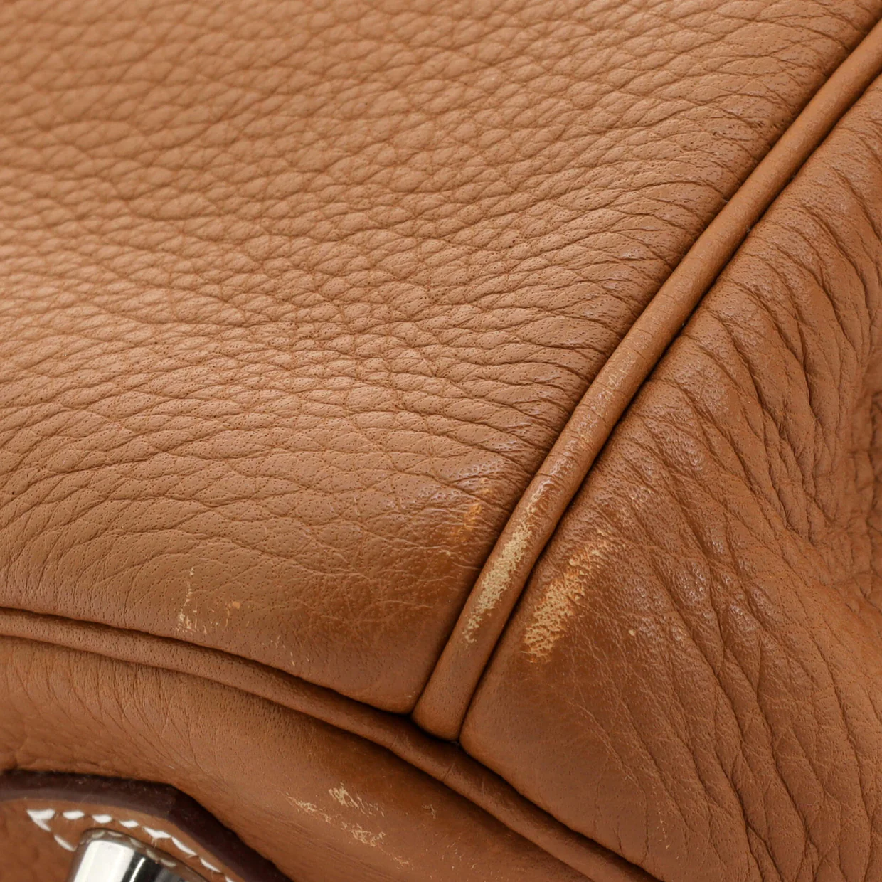 Birkin Handbag Gold Clemence with Palladium Hardware 35 - Deep Luxury