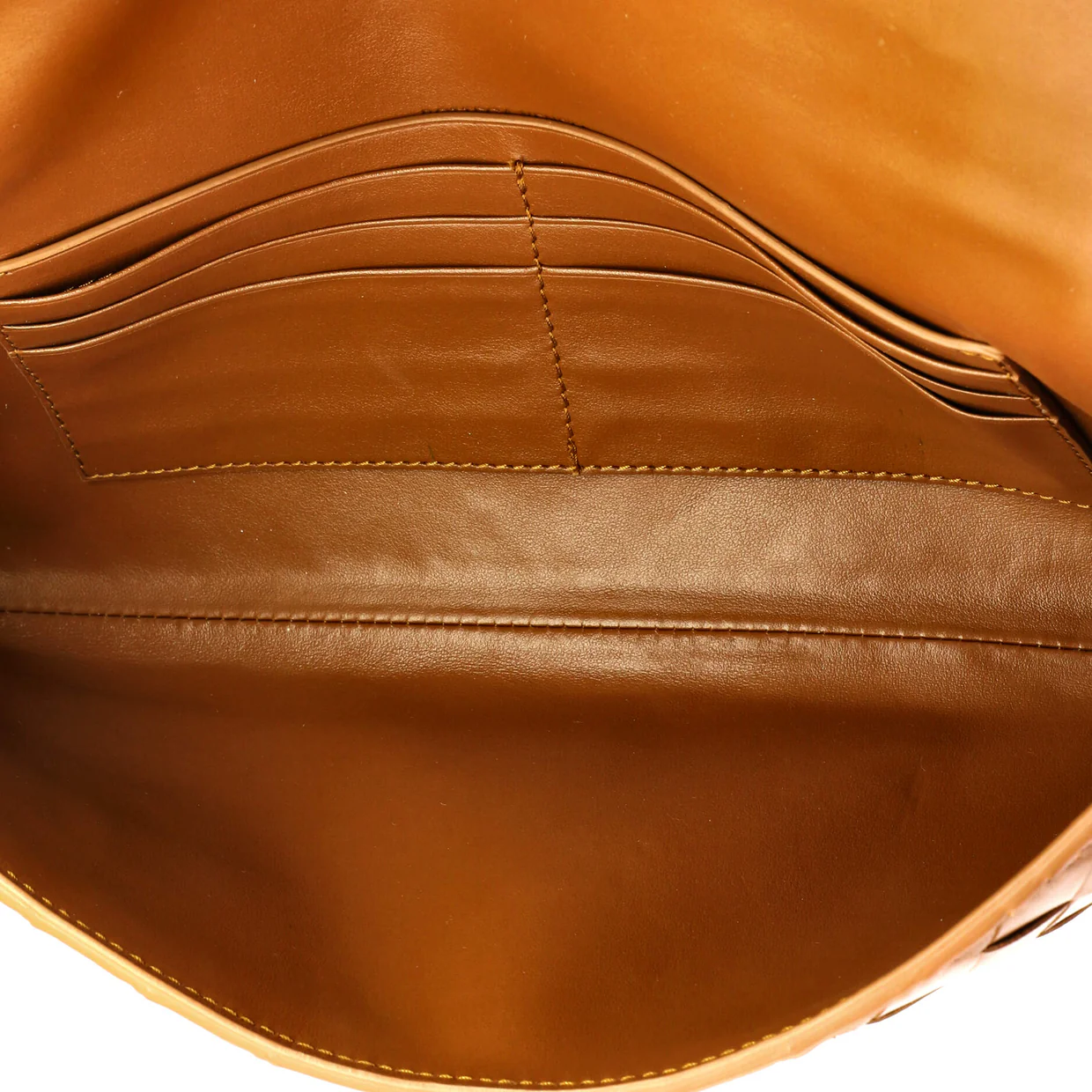 Andiamo Top Handle Clutch Intrecciato Nappa Long - Deep Luxury