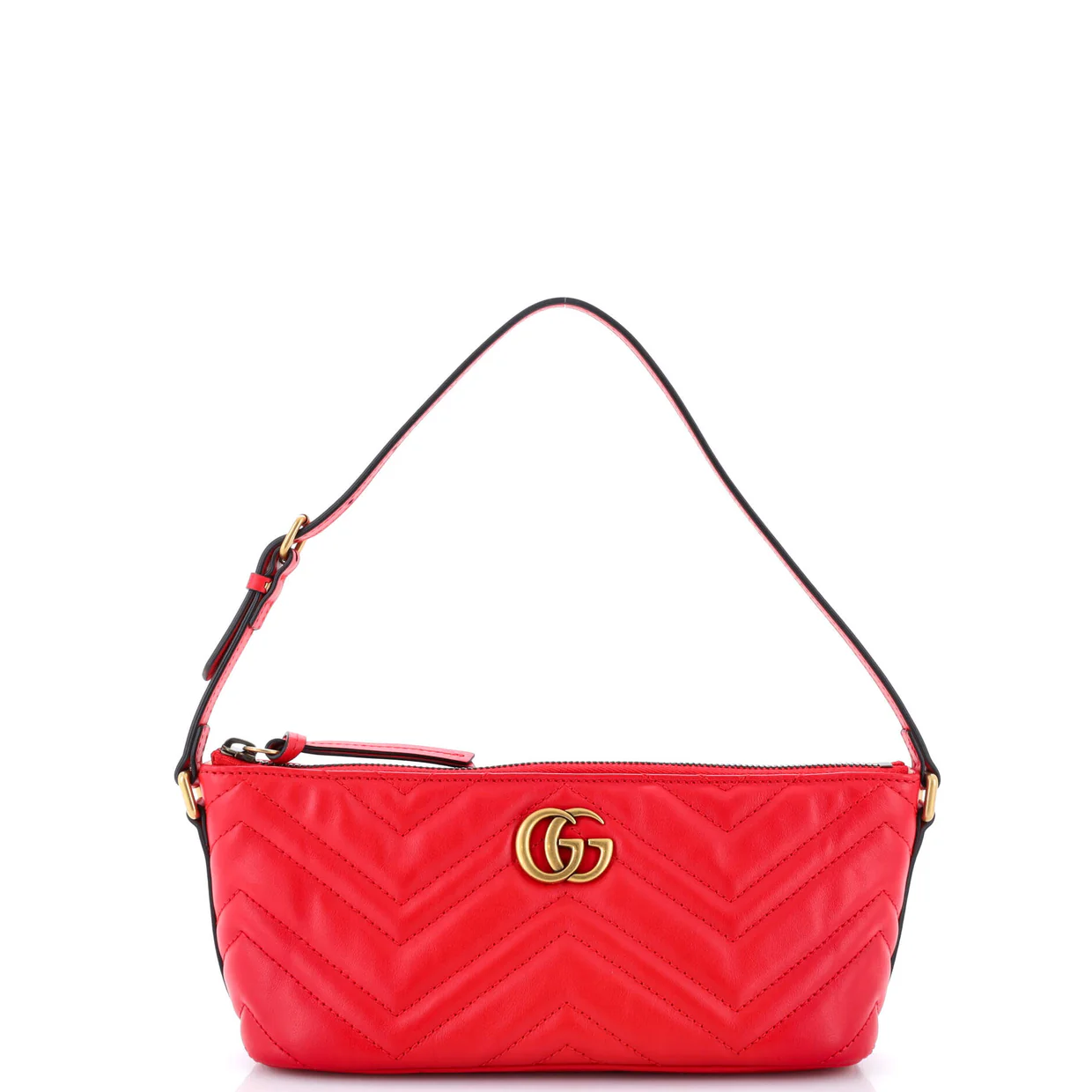 GG Marmont Pochette Shoulder Bag Matelasse Leather Small - Deep Luxury