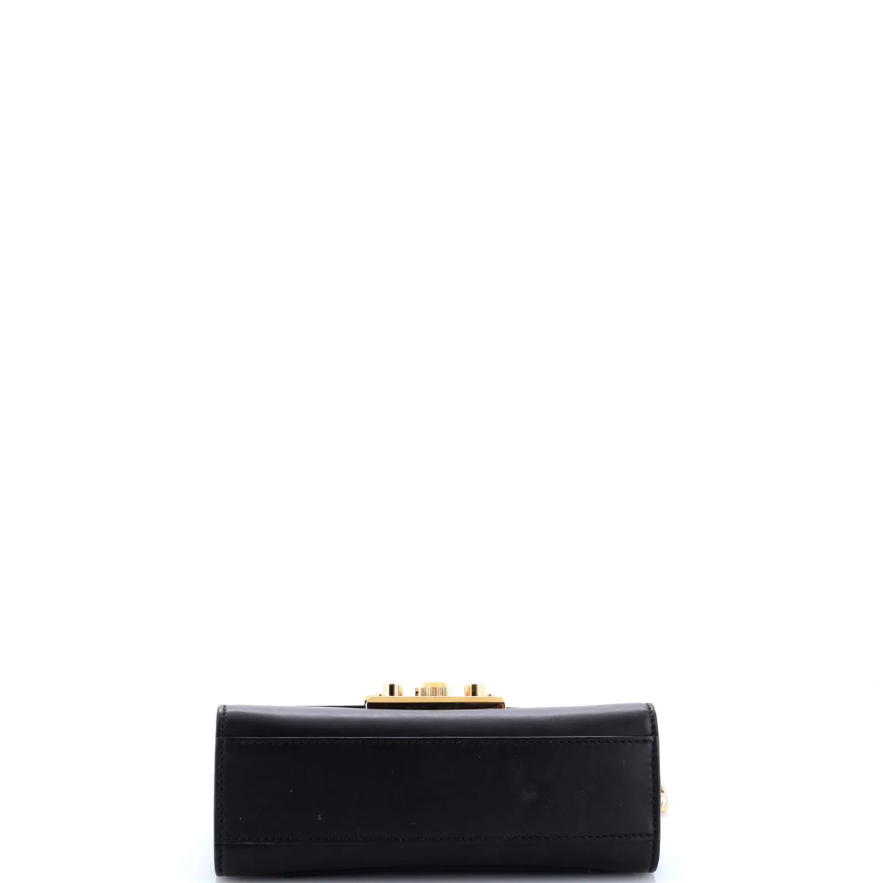 Padlock Shoulder Bag Leather Small - Deep Luxury