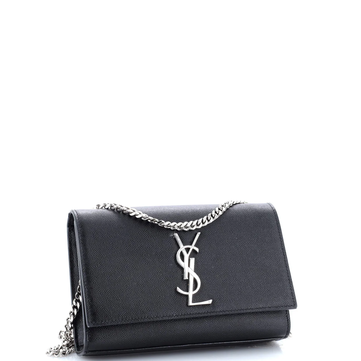 Classic Monogram Crossbody Bag Grainy Leather Small - Deep Luxury
