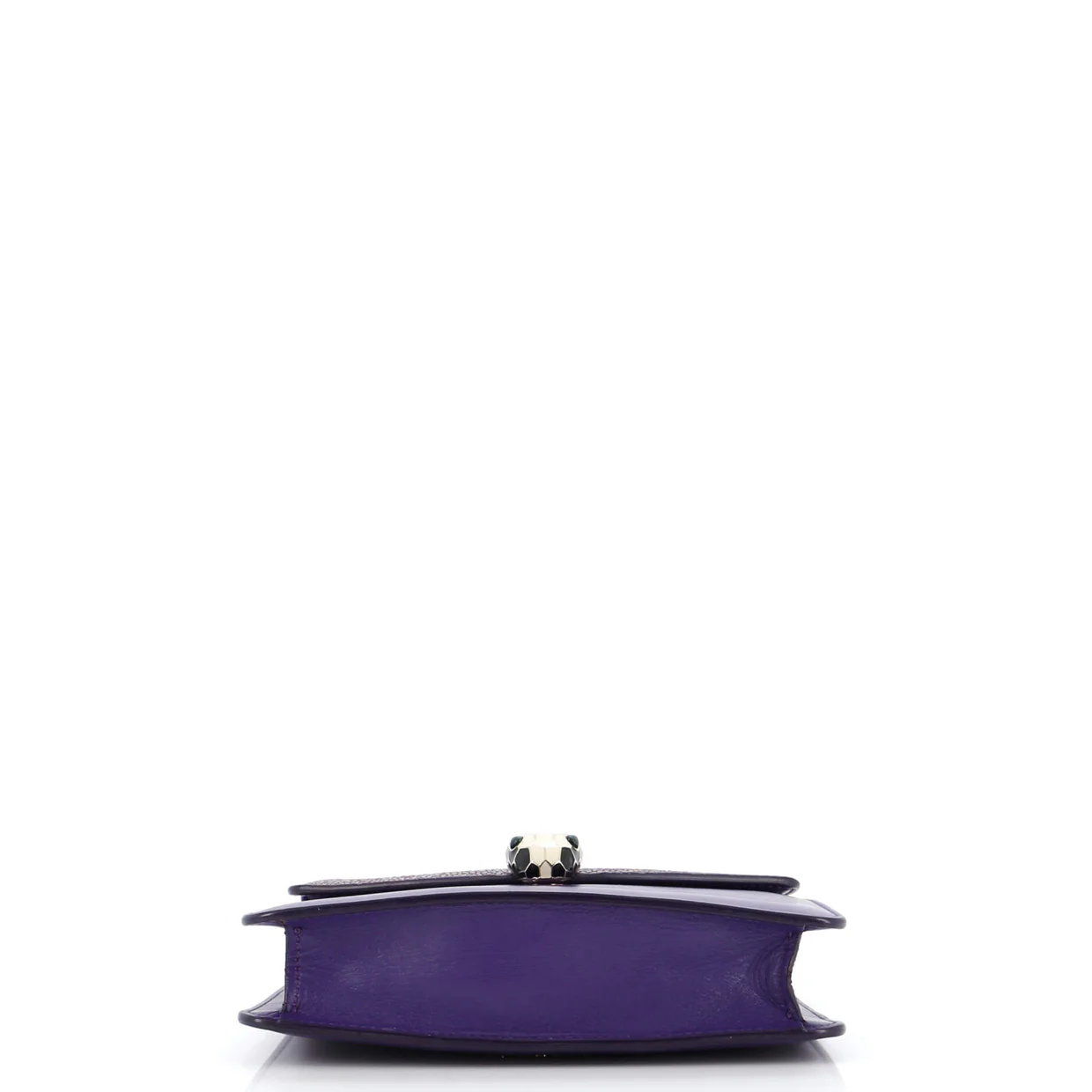 Serpenti Forever Square Shoulder Bag Leather and Stingray Small - Deep Luxury