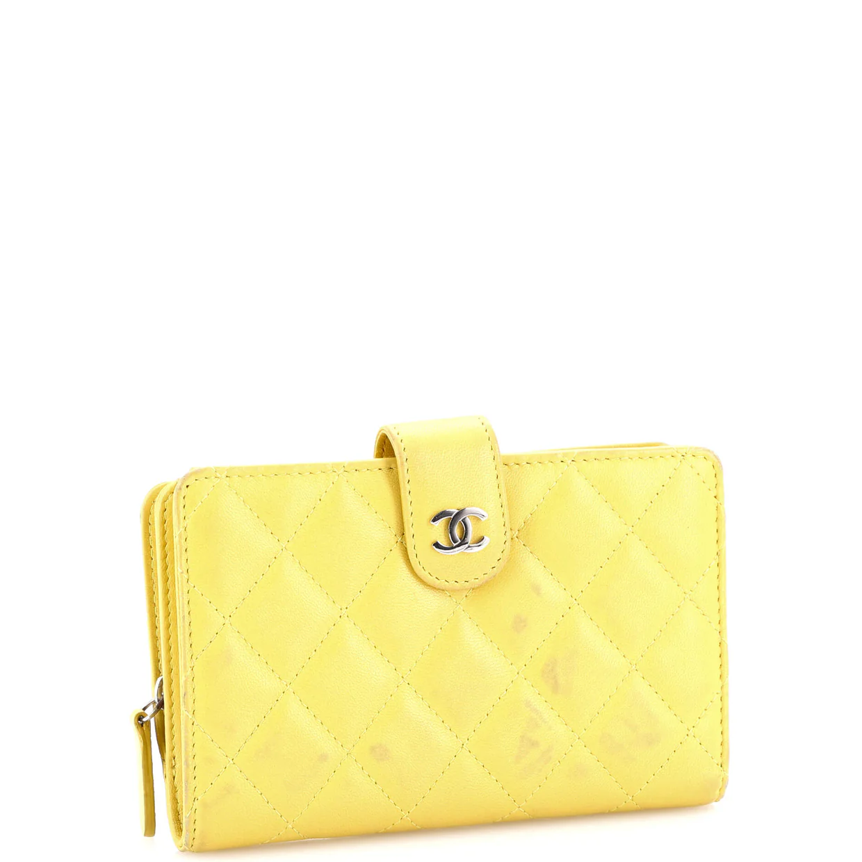 CC French Wallet Quilted Lambskin - Deep Luxury