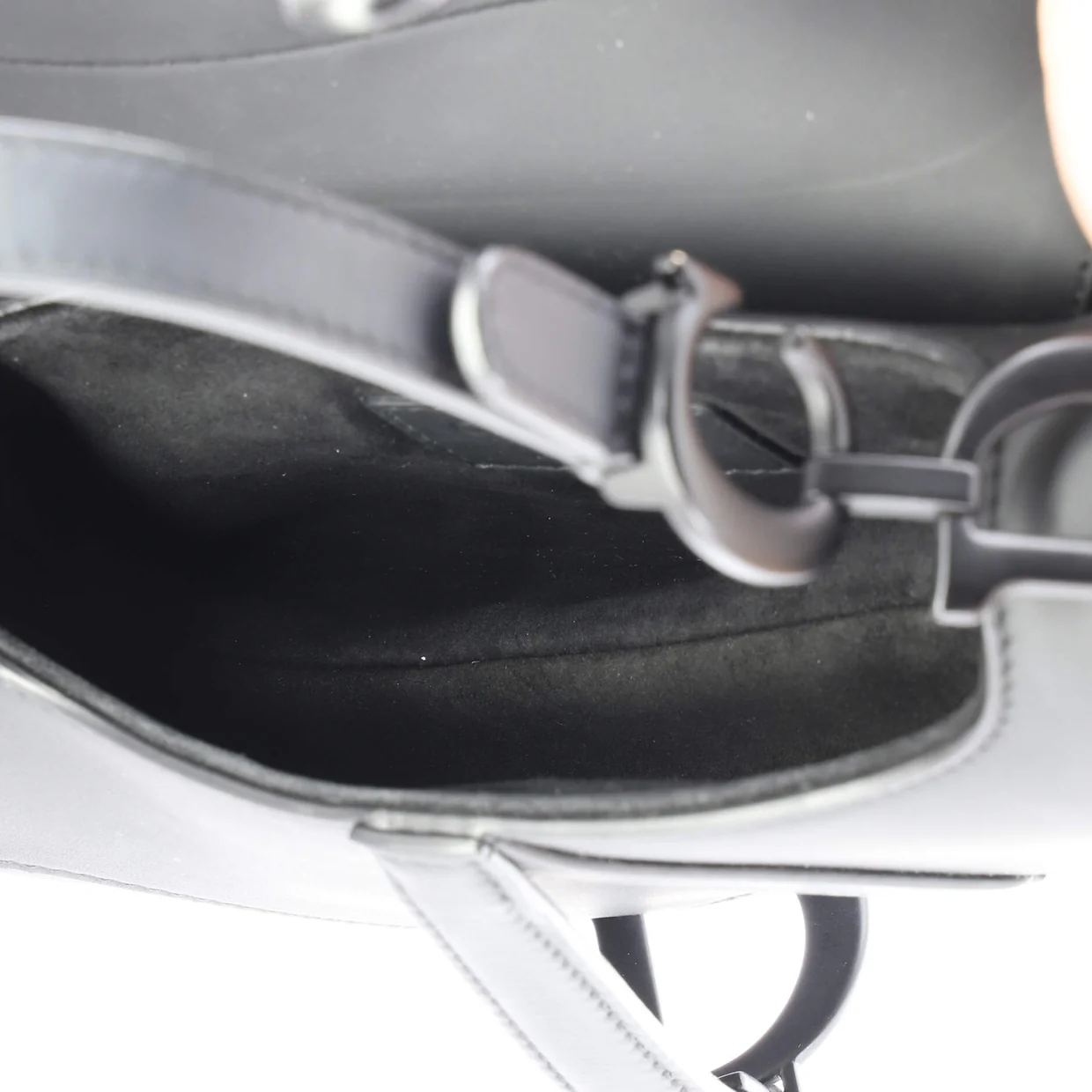 Ultra Matte Saddle Handbag Leather Mini - Deep Luxury