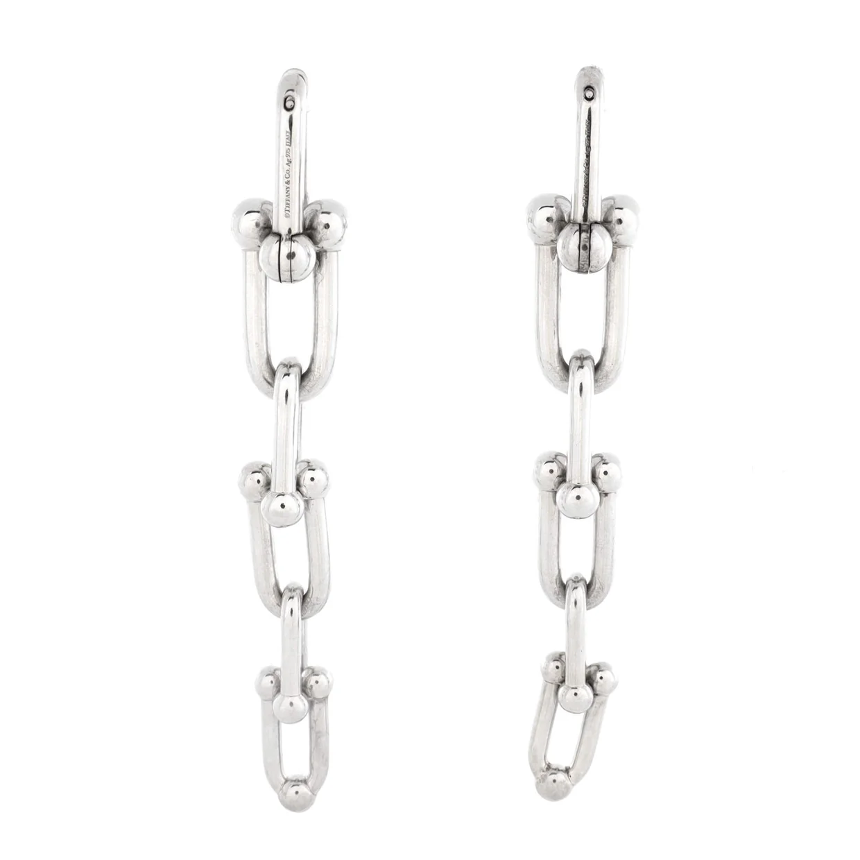 HardWear Graduated Link Earrings Sterling Silver - Deep Luxury