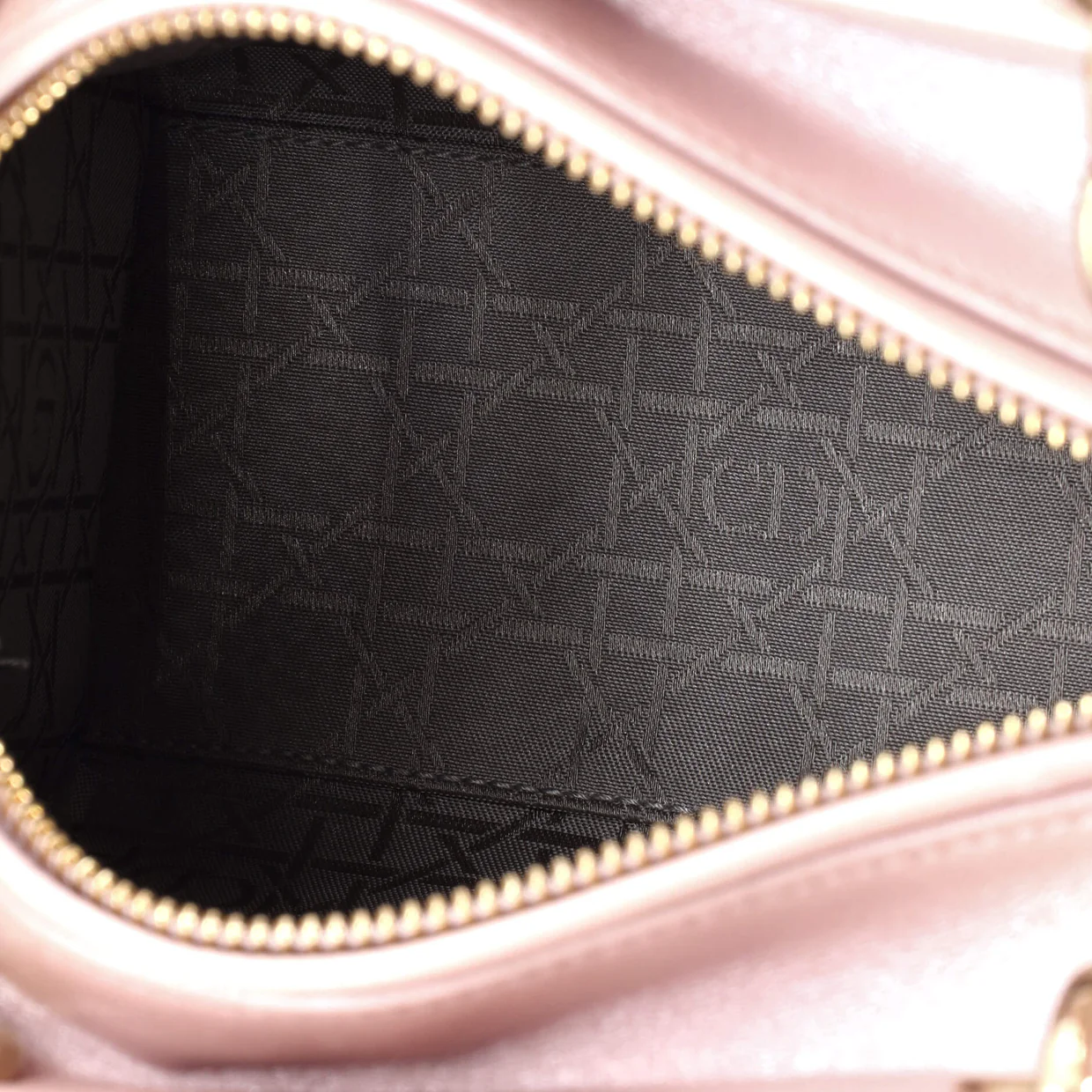 Lady Dior Bag Cannage Quilt Metallic Leather Medium - Deep Luxury