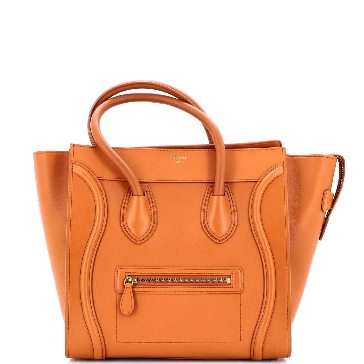 Luggage Bag Smooth Leather Mini - Deep Luxury