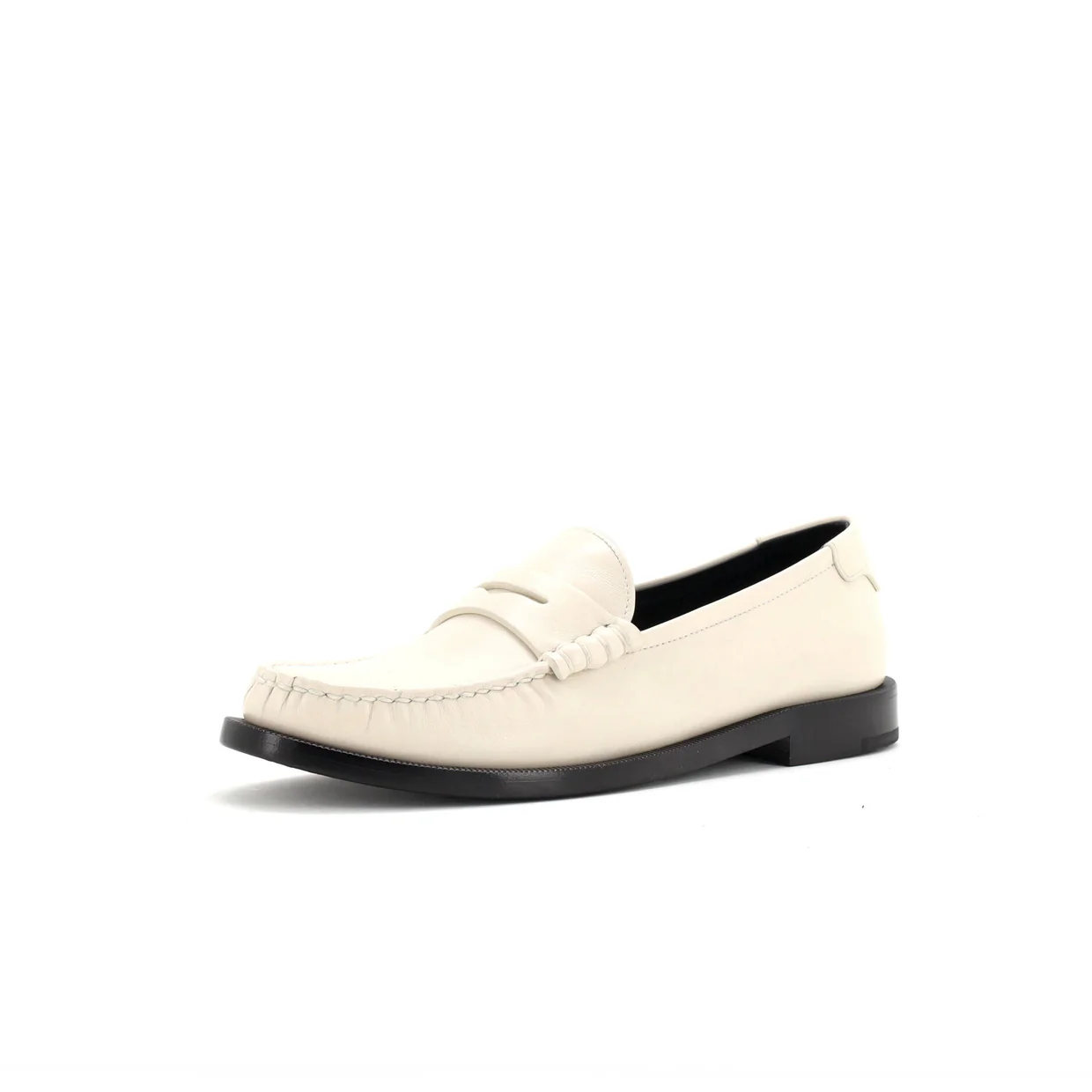 Women's Le Monogram Penny Loafers Leather - Deep Luxury