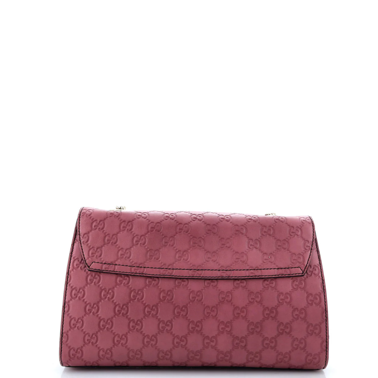 Emily Chain Flap Bag Guccissima Leather Medium - Deep Luxury