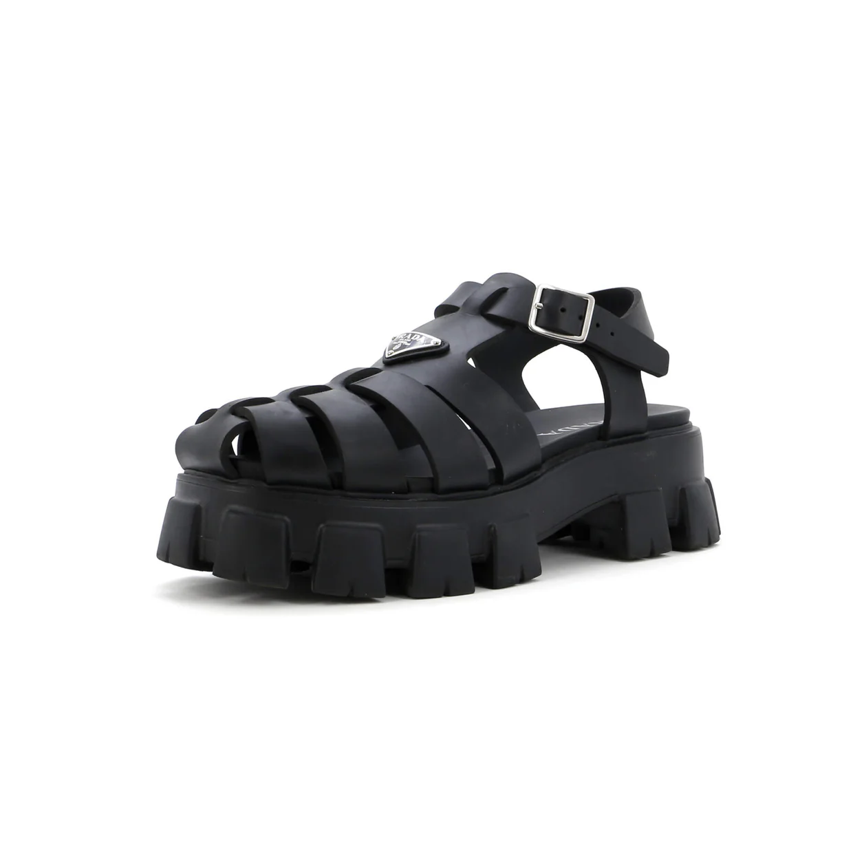 Men's Monolith Cage Platform Sandals Rubber - Deep Luxury