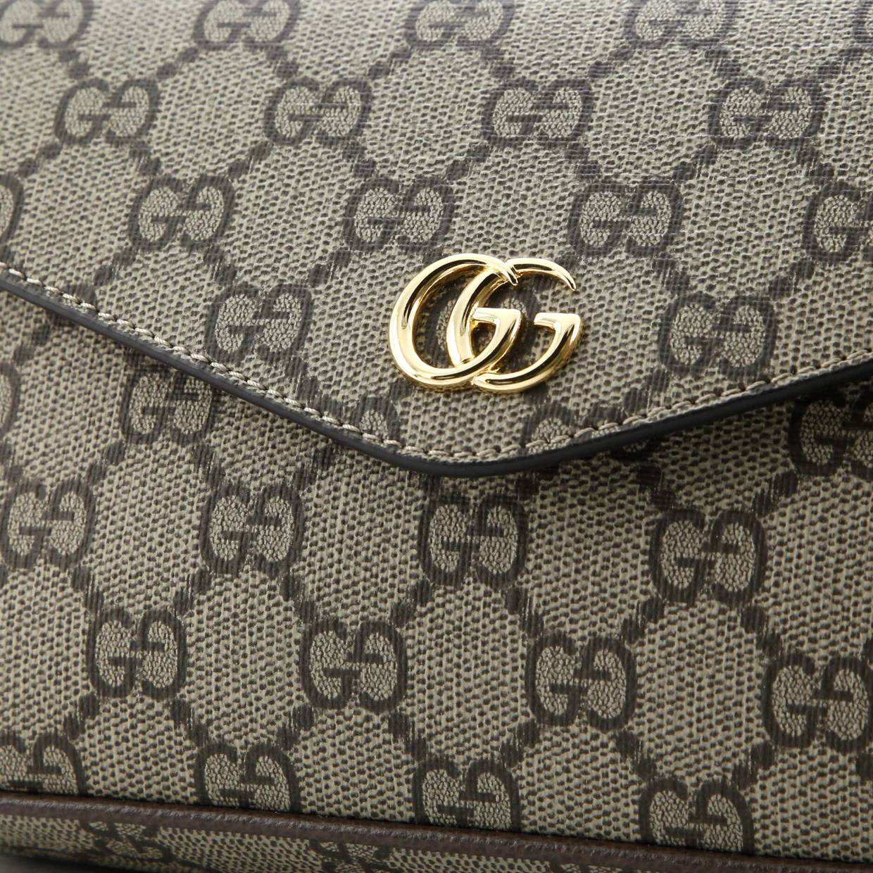 Ophidia Envelope Flap Shoulder Bag GG Coated Canvas Mini - Deep Luxury