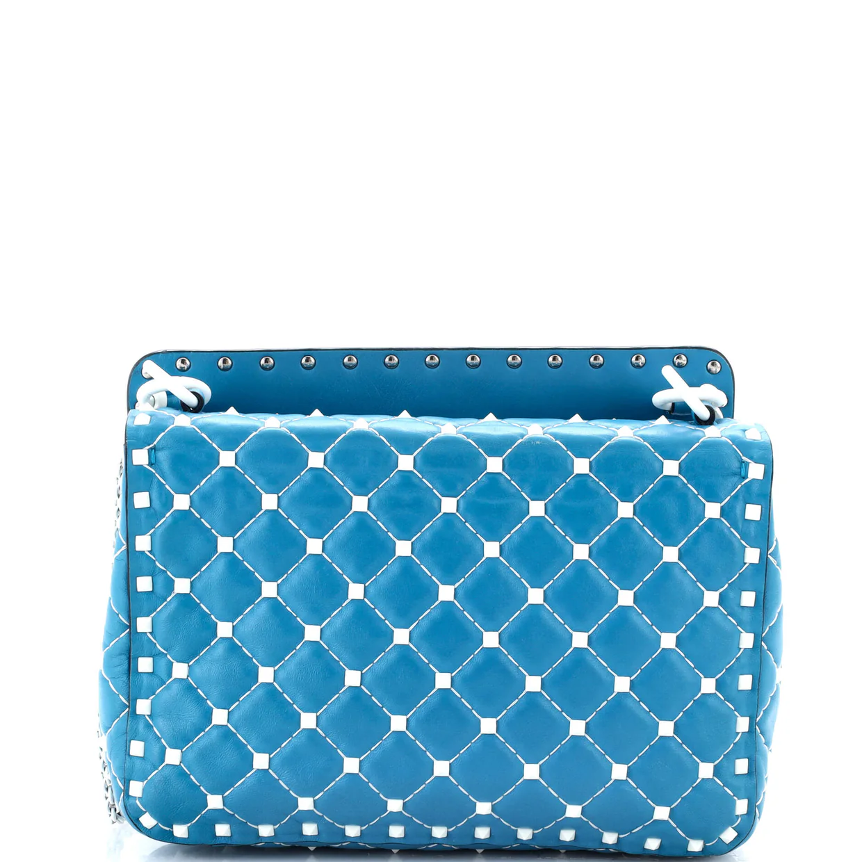 Free Rockstud Spike Flap Bag Quilted Leather Medium - Deep Luxury