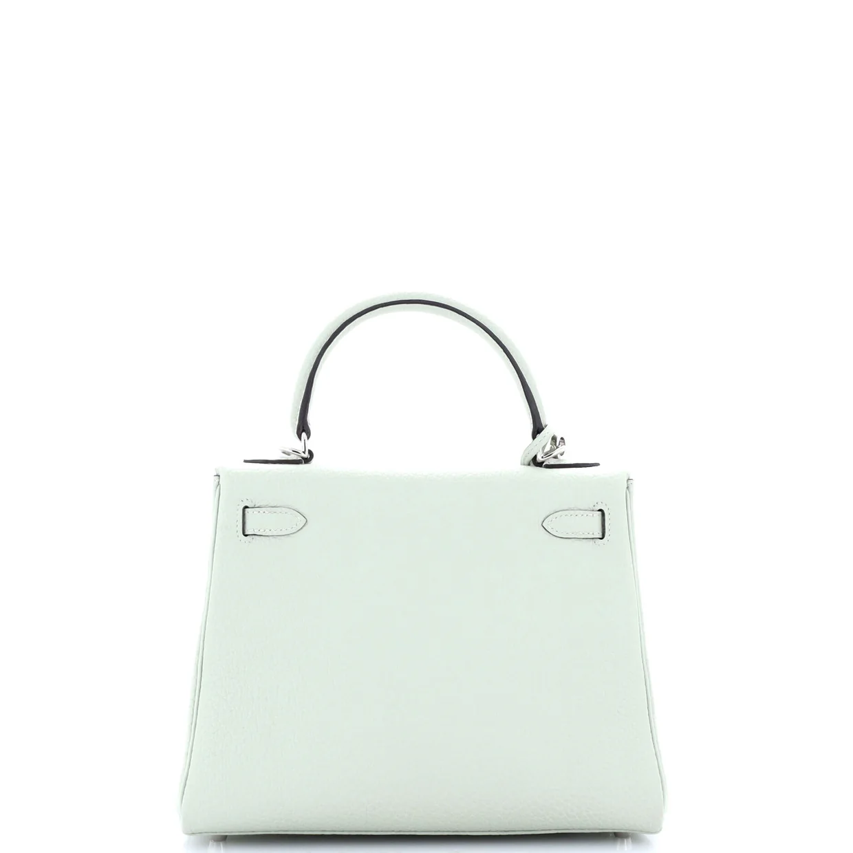 Kelly Handbag Grey Clemence with Palladium Hardware 25 - Deep Luxury