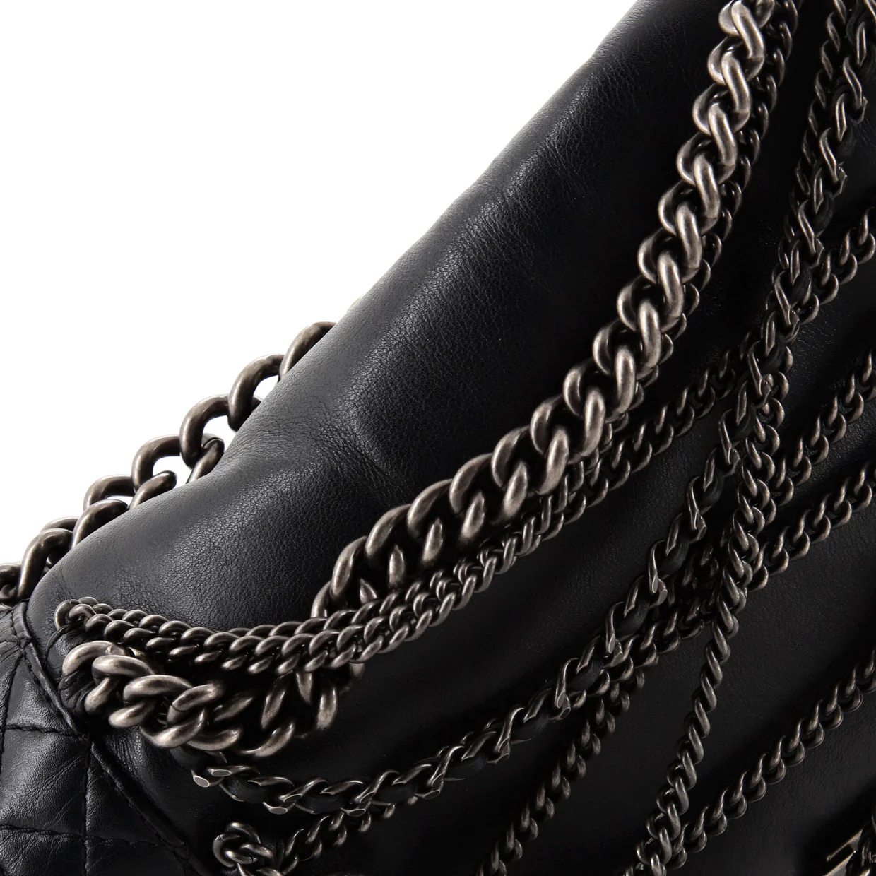 Boy Flap Bag Enchained Lambskin New Medium - Deep Luxury