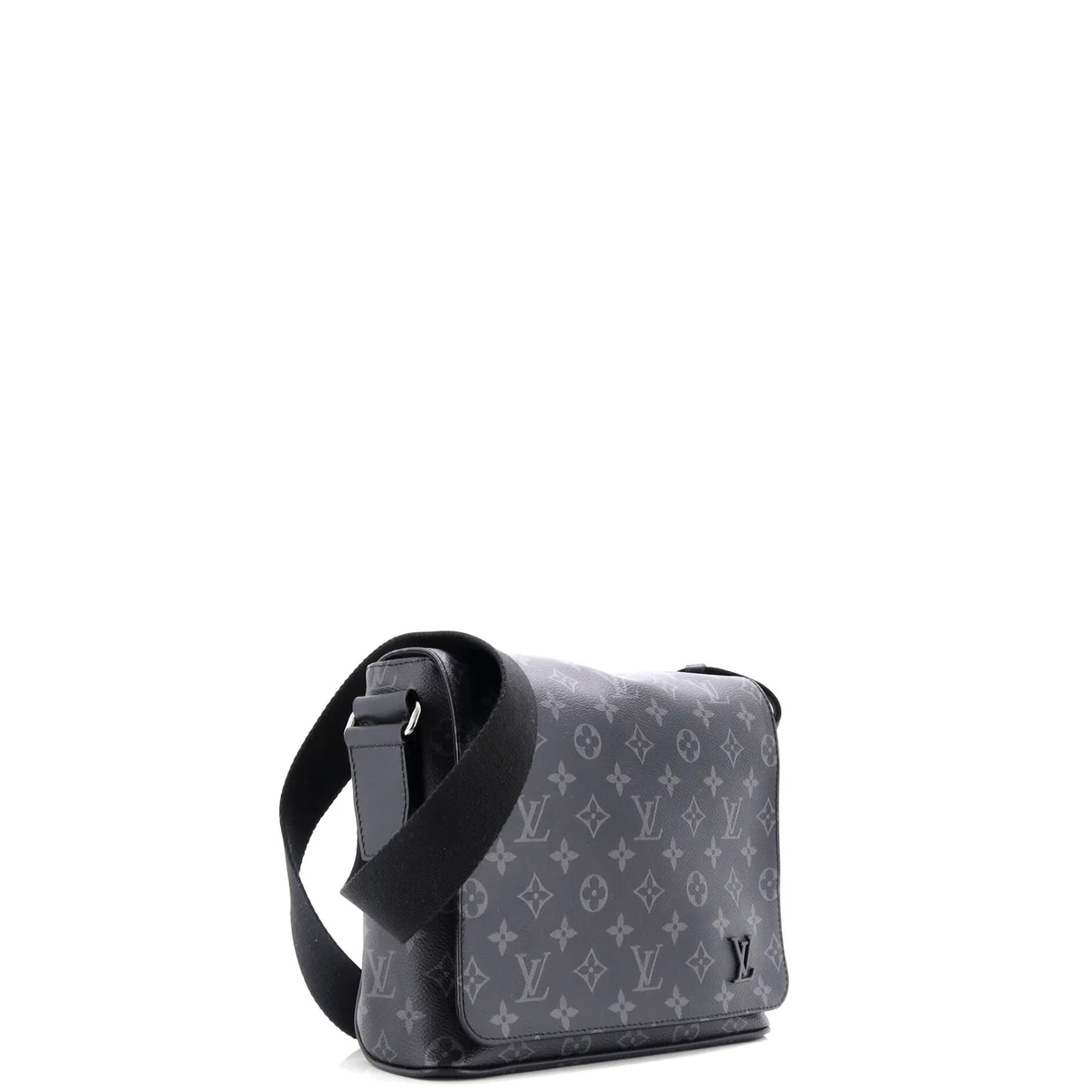 District Messenger Bag Monogram Eclipse Canvas PM - Deep Luxury