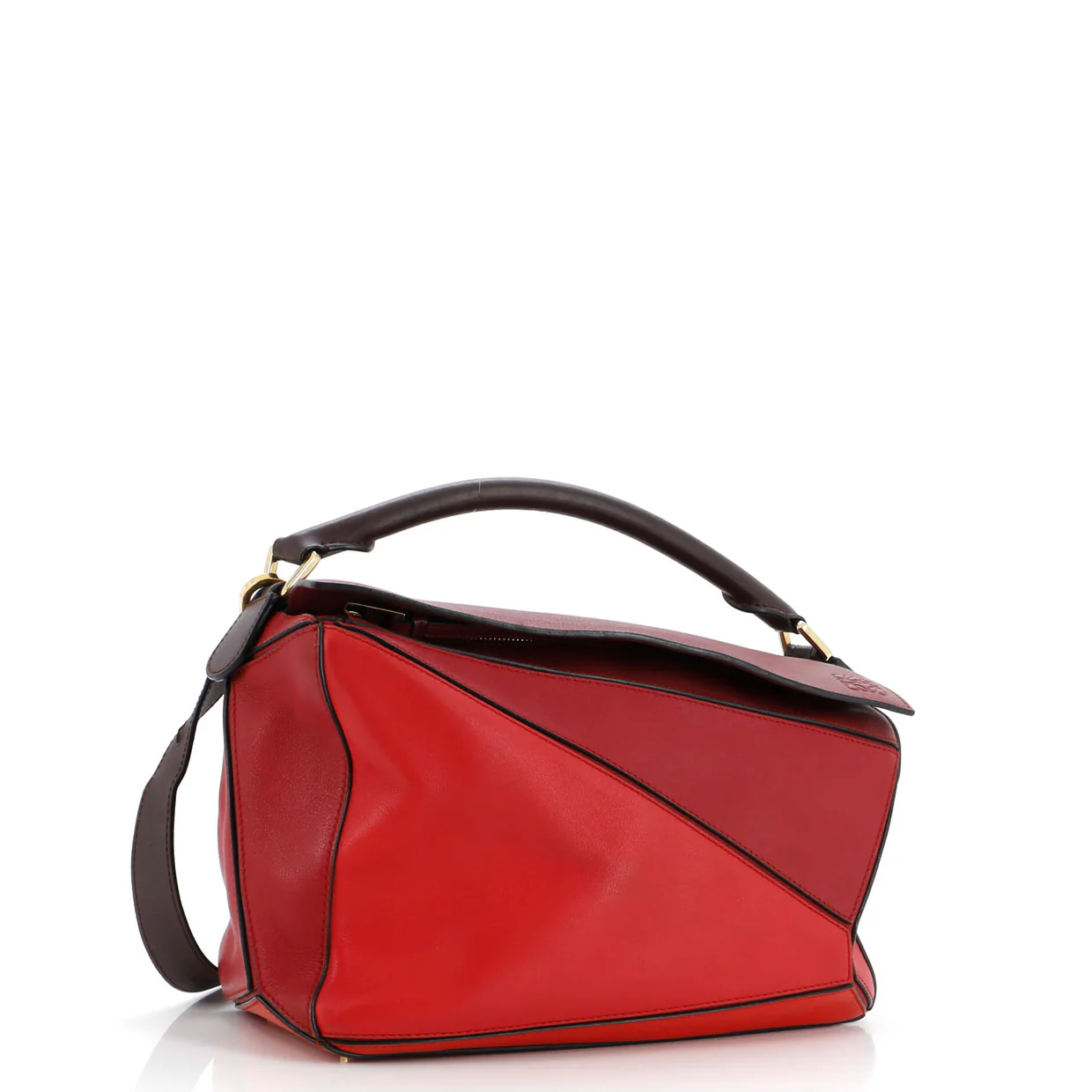 Puzzle Bag Leather Medium - Deep Luxury