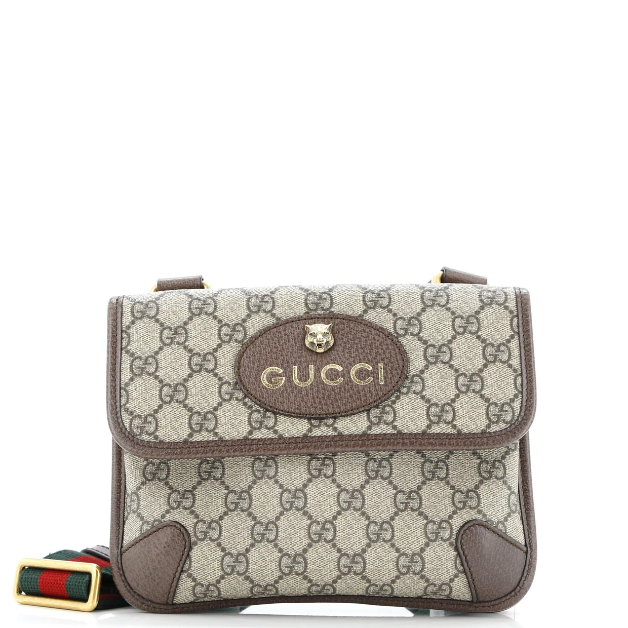 Neo Vintage Flap Messenger GG Coated Canvas Small - Deep Luxury