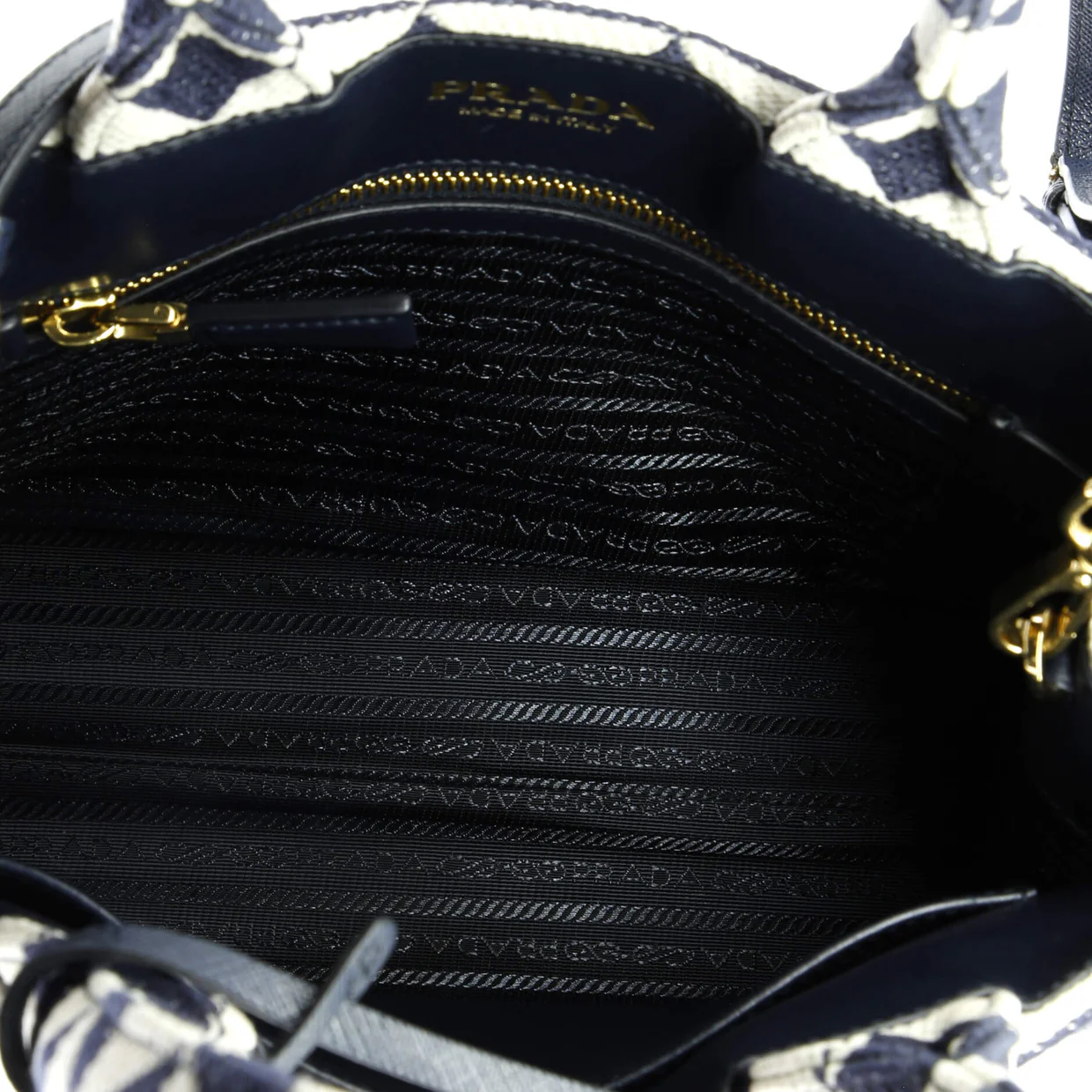 Symbole Shopper Tote Jacquard Small - Deep Luxury