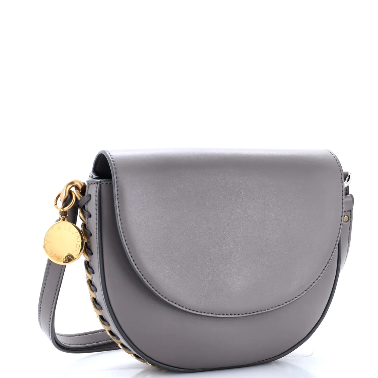 Frayme Flap Shoulder Bag Faux Leather Medium - Deep Luxury