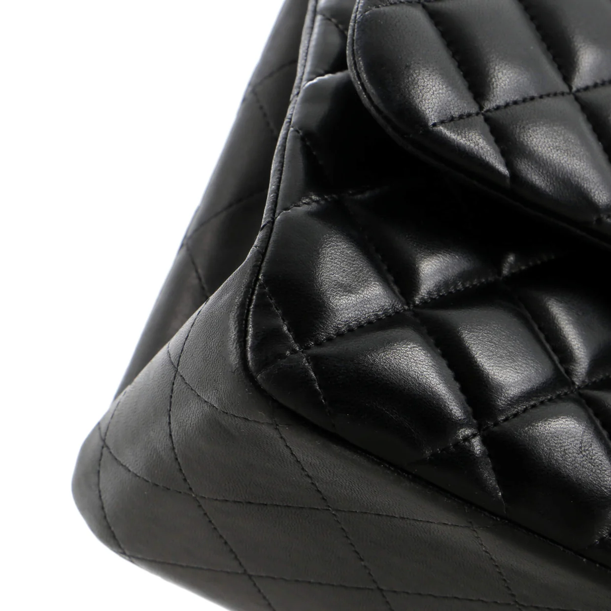 Classic Double Flap Bag Quilted Lambskin Jumbo - Deep Luxury