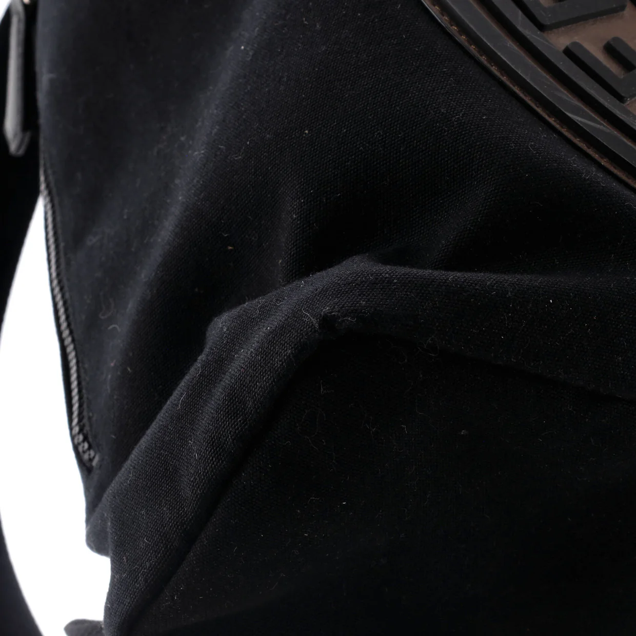 FF Logo Stamp Buckle Backpack Canvas Large - Deep Luxury