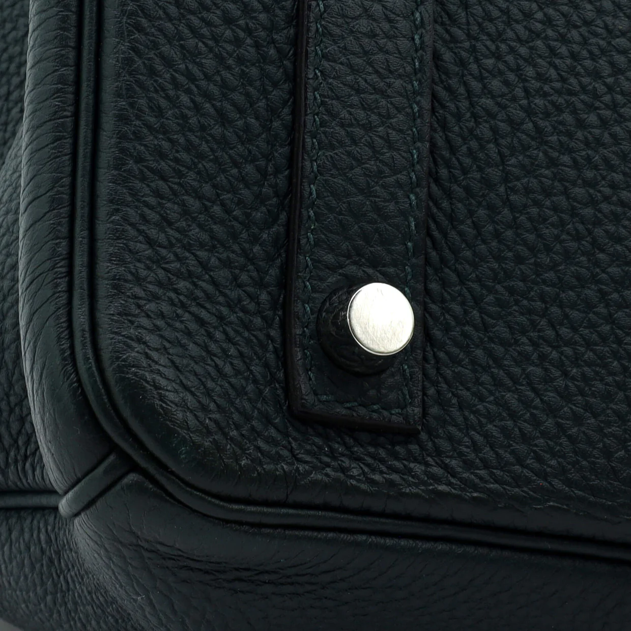 Birkin Handbag Vert Cypress Maurice with Palladium Hardware 30 - Deep Luxury