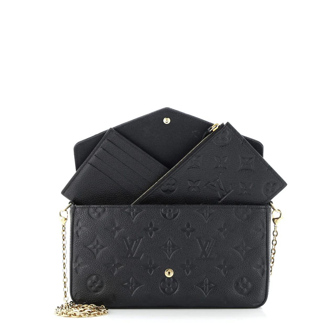 Felicie Pochette Monogram Empreinte Leather - Deep Luxury