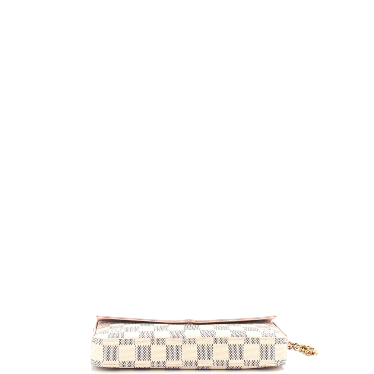 Felicie Pochette Damier and Leather - Deep Luxury