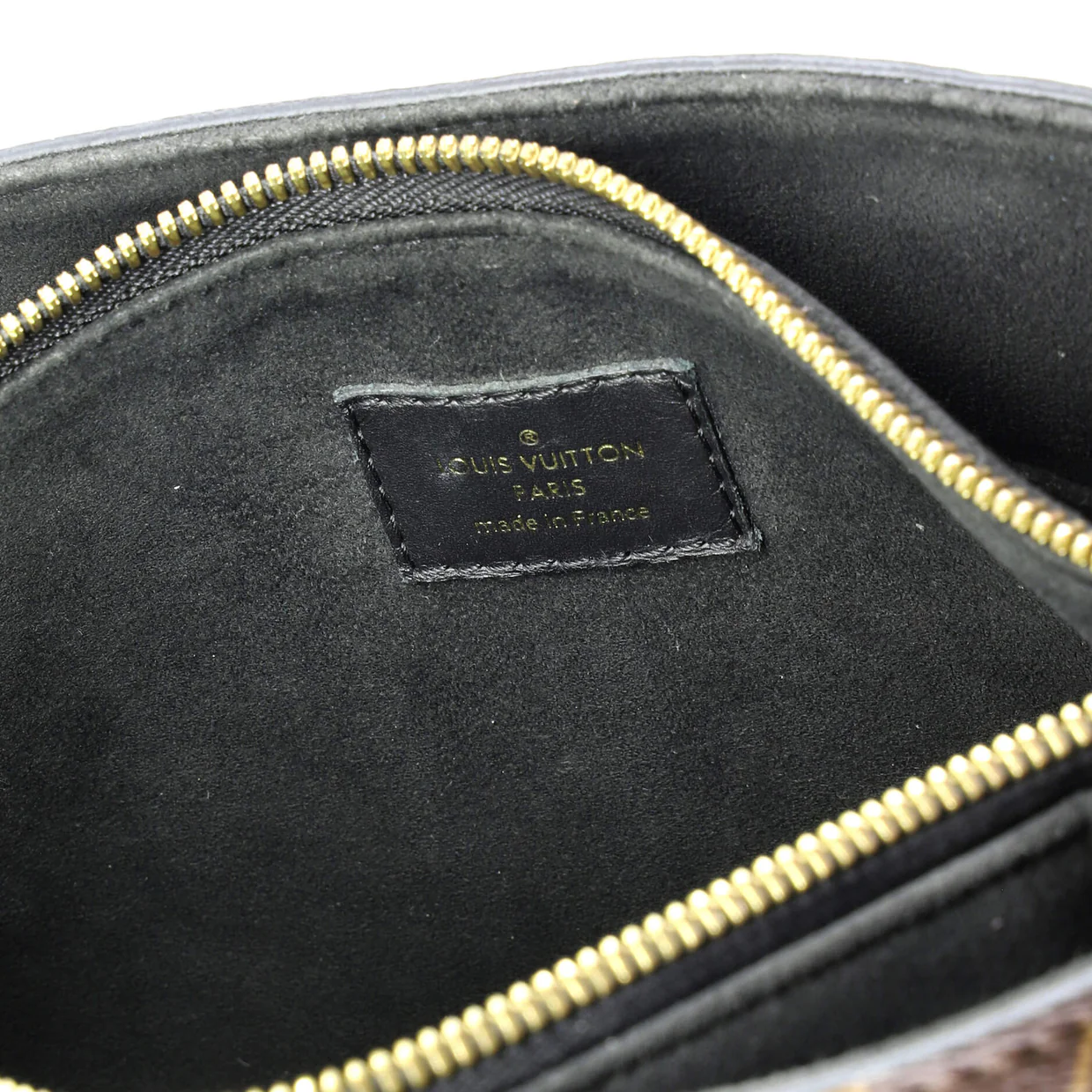 Soufflot Tote Monogram Canvas with Leather BB - Deep Luxury