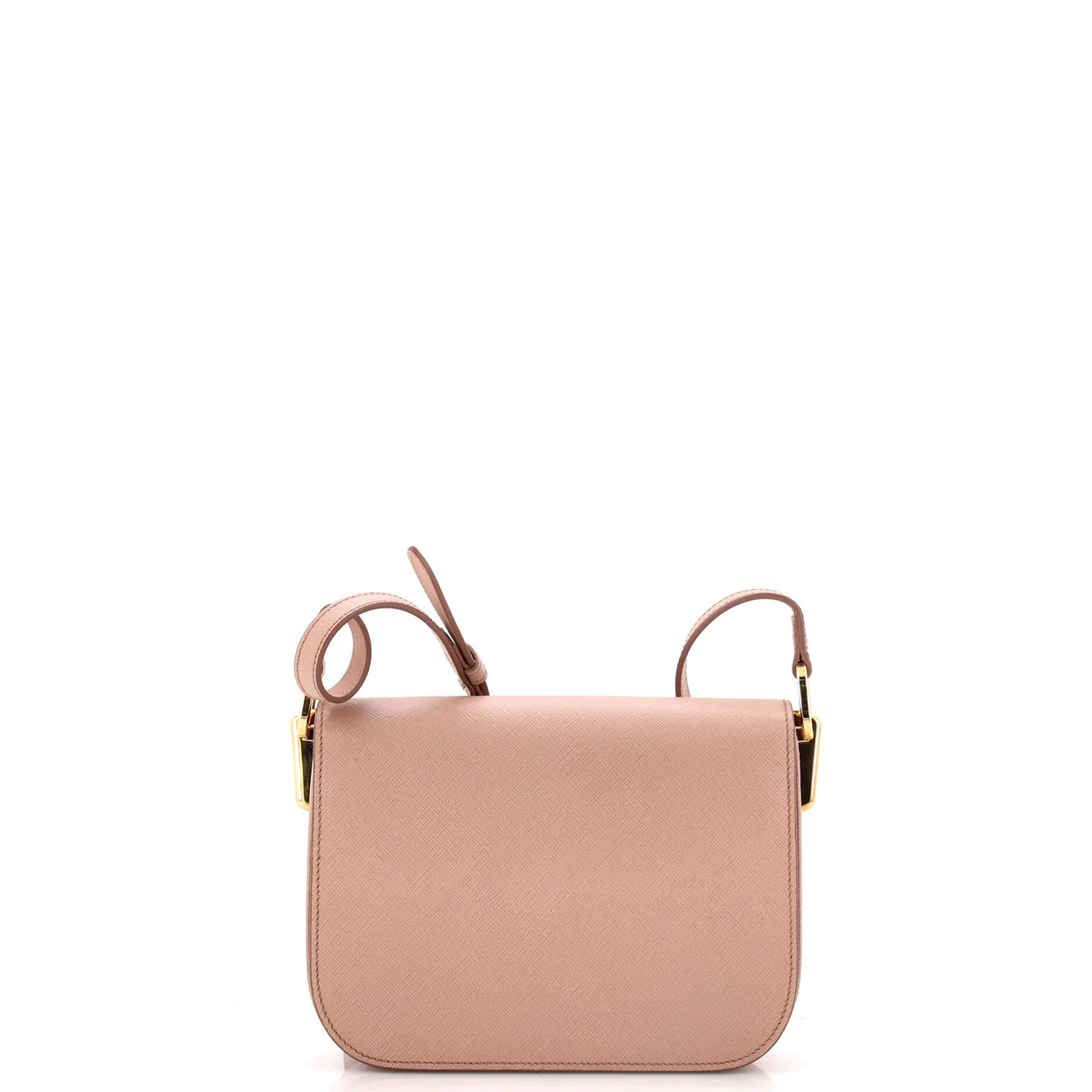 Embleme Flap Bag Saffiano Leather Small - Deep Luxury