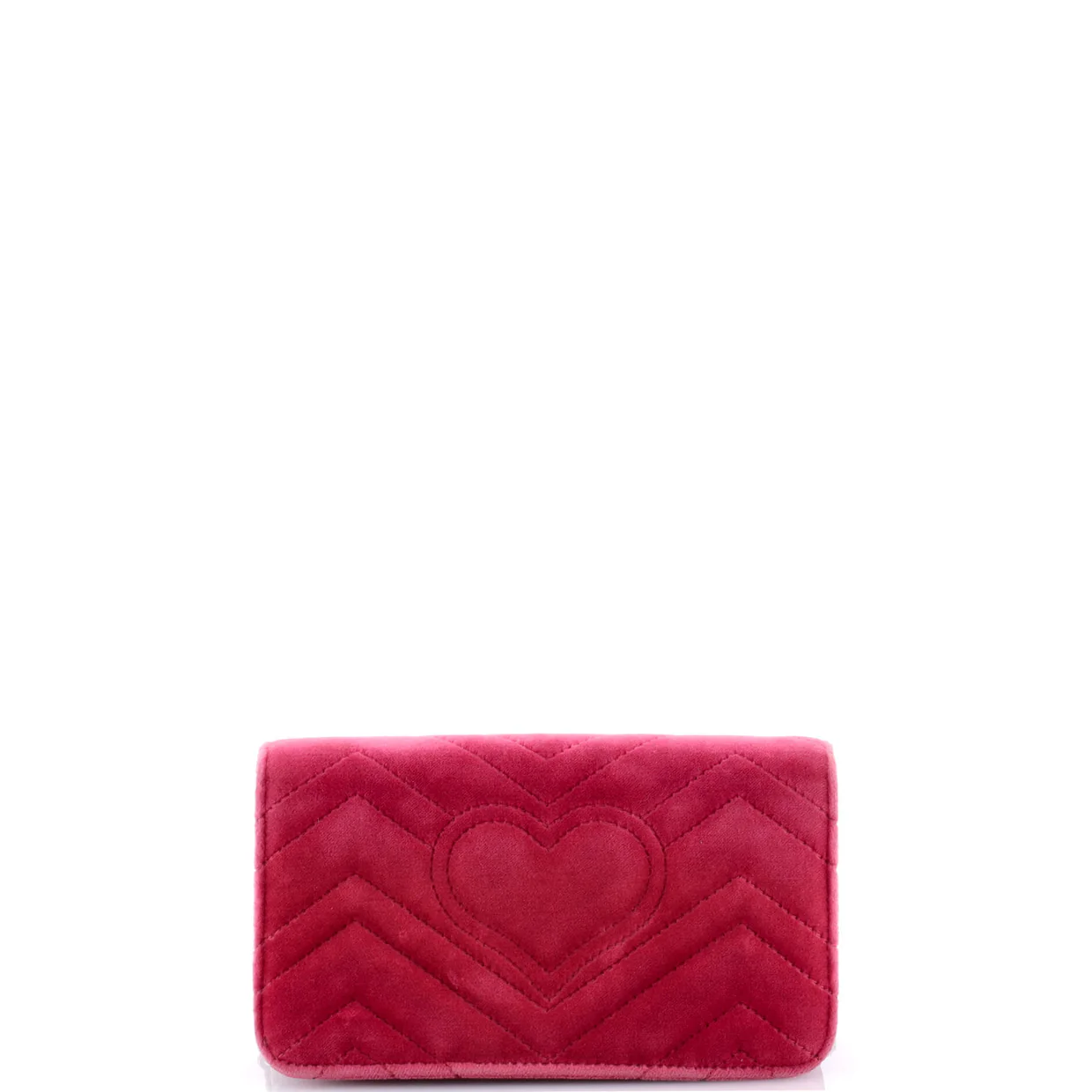 GG Marmont Chain Flap Bag Embroidered Matelasse Velvet Mini - Deep Luxury