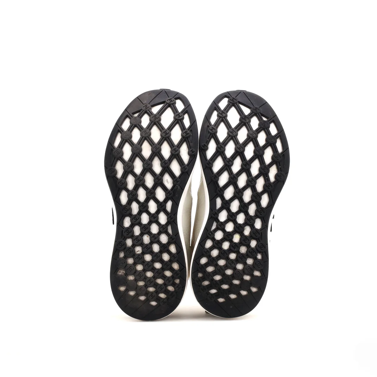 Women's CC Low-Top Sneakers Leather and Mesh - Deep Luxury