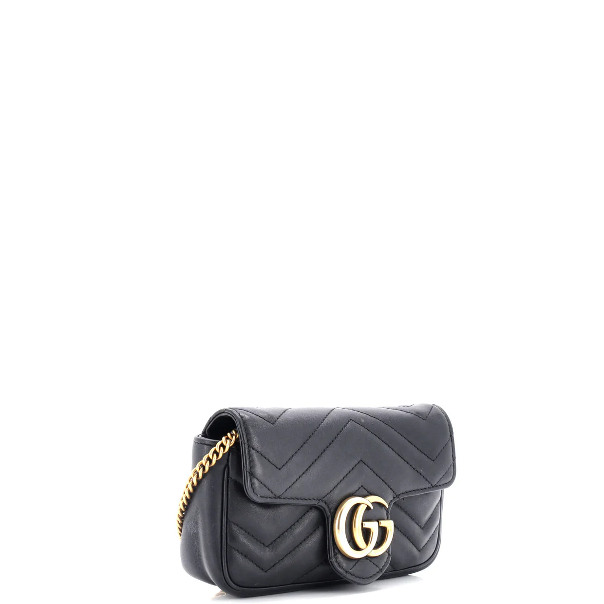 GG Marmont Flap Bag Matelasse Leather Super Mini - Deep Luxury
