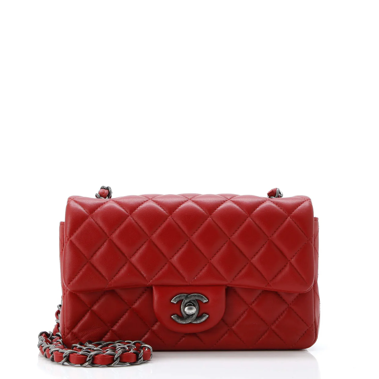 Classic Single Flap Bag Quilted Lambskin Mini - Deep Luxury