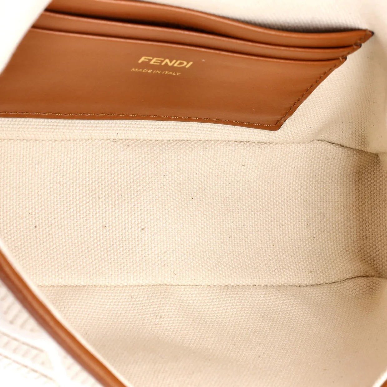 Baguette NM Bag Zucca Embroidered Canvas Mini - Deep Luxury