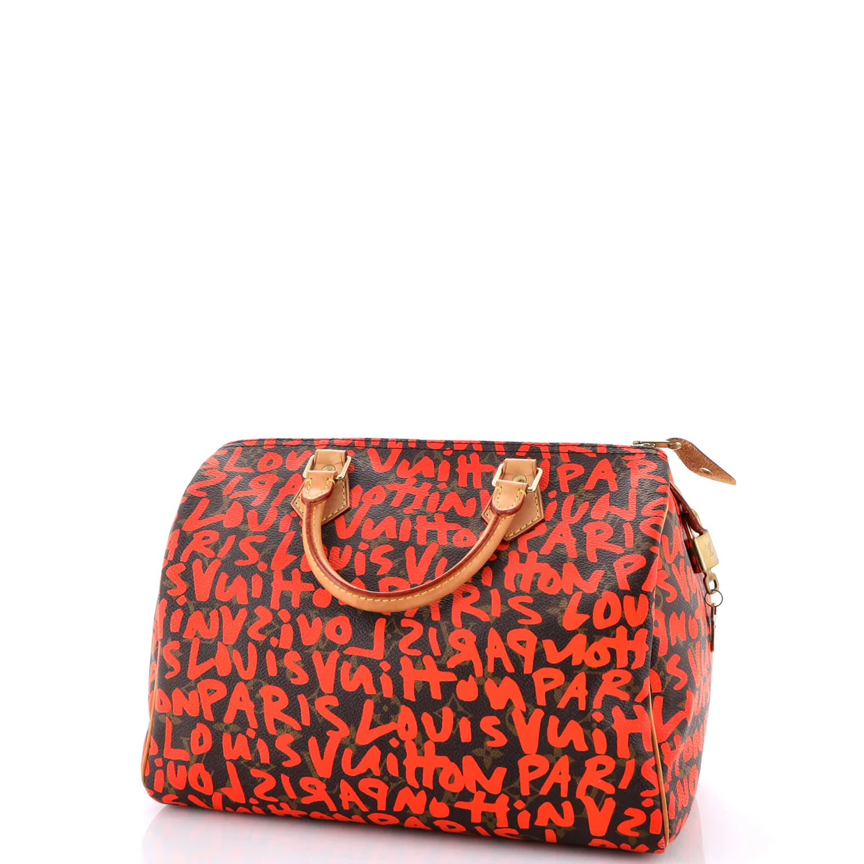 Speedy Handbag Limited Edition Monogram Graffiti 30 - Deep Luxury