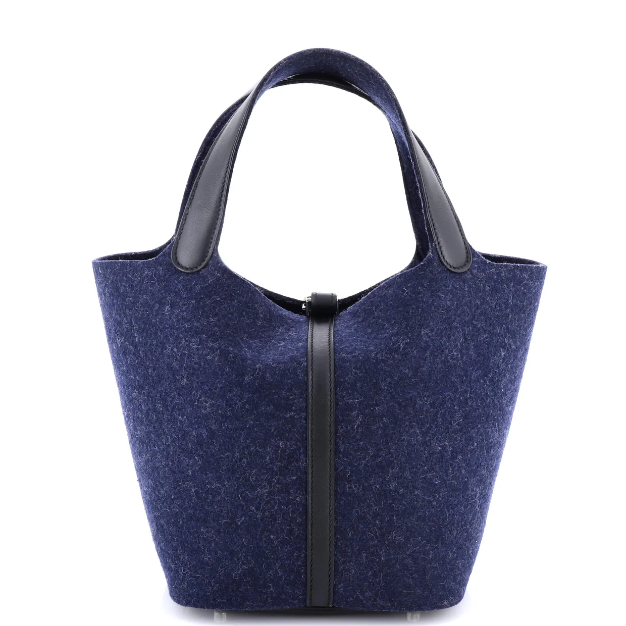 Picotin Lock Bag Felt with Leather MM - Deep Luxury