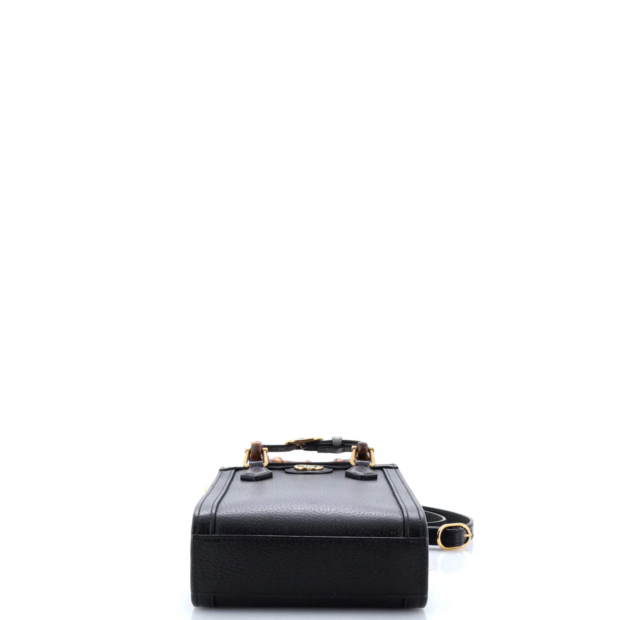 Diana Vertical Tote Leather Mini - Deep Luxury