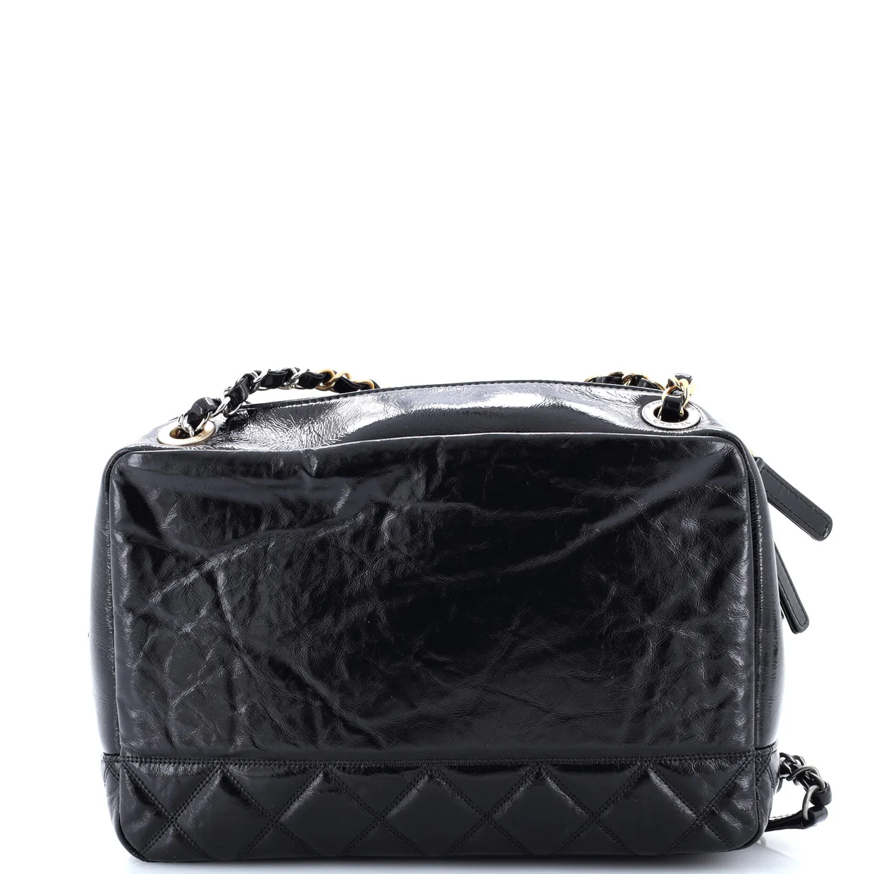 Timeless CC Camera Bag Quilted Shiny Aged Calfskin Medium - Deep Luxury