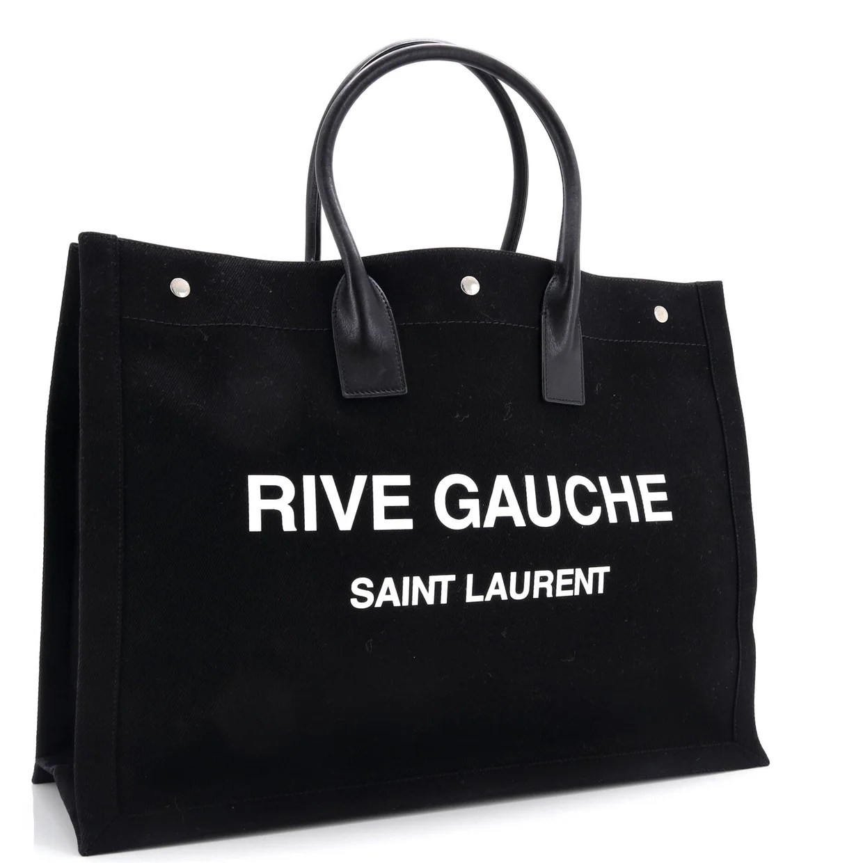 Rive Gauche Shopper Tote Canvas Large - Deep Luxury
