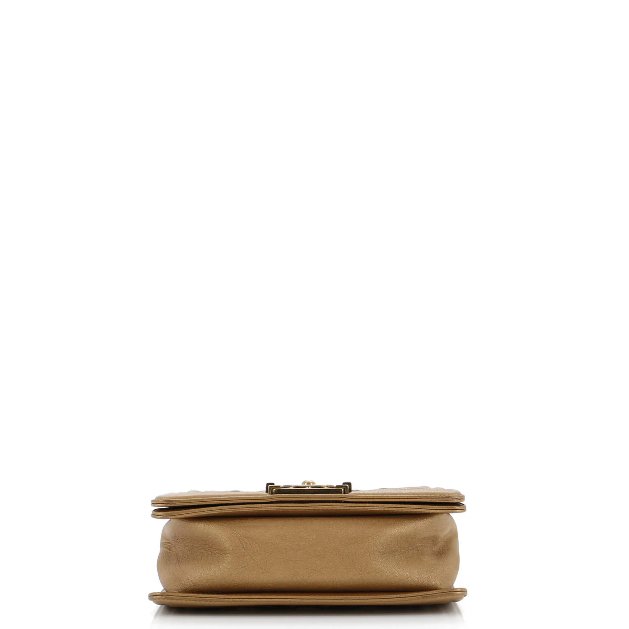 Boy Flap Bag Woven Leather Small - Deep Luxury