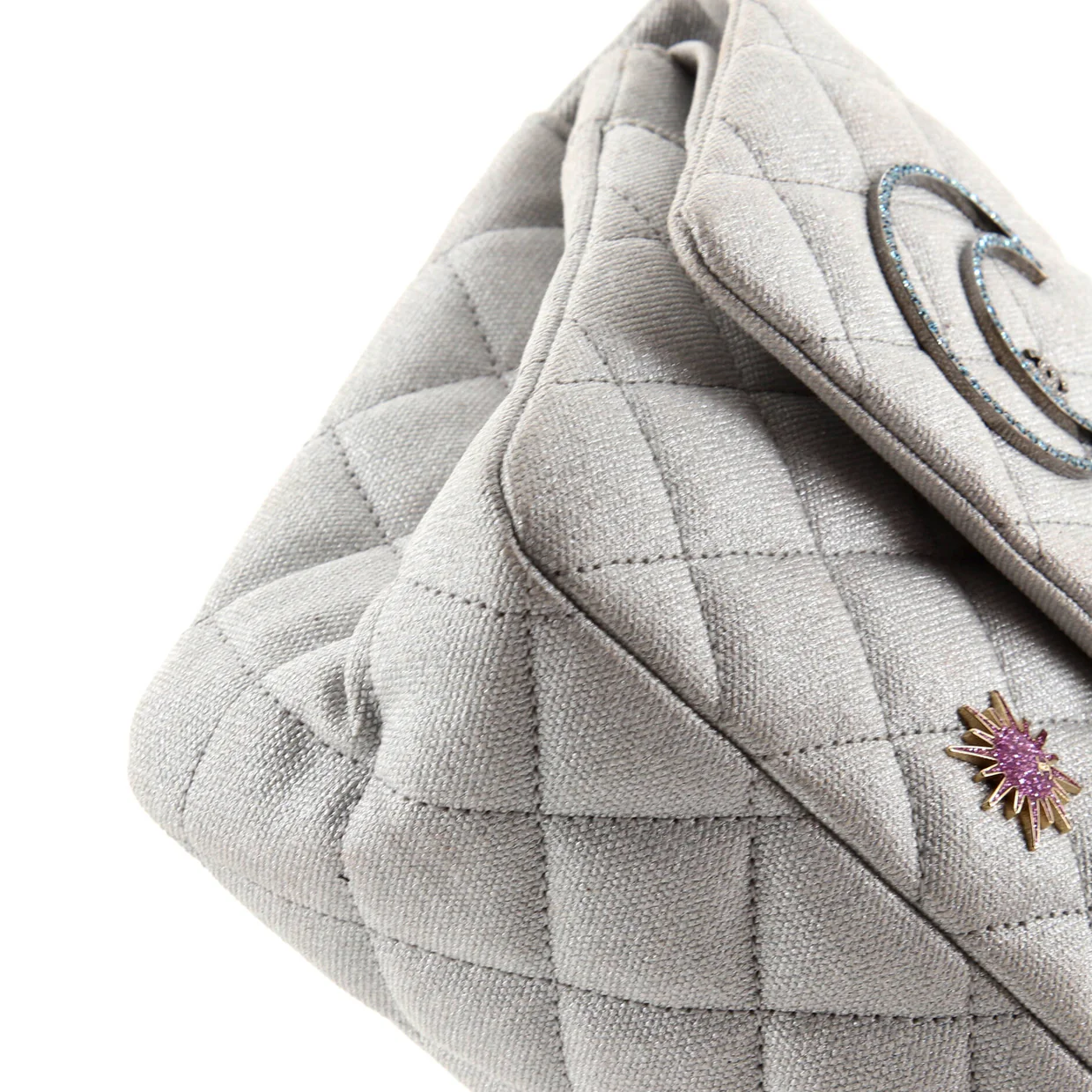 Space Charms Reissue 2.55 Flap Bag Quilted Canvas 226 - Deep Luxury