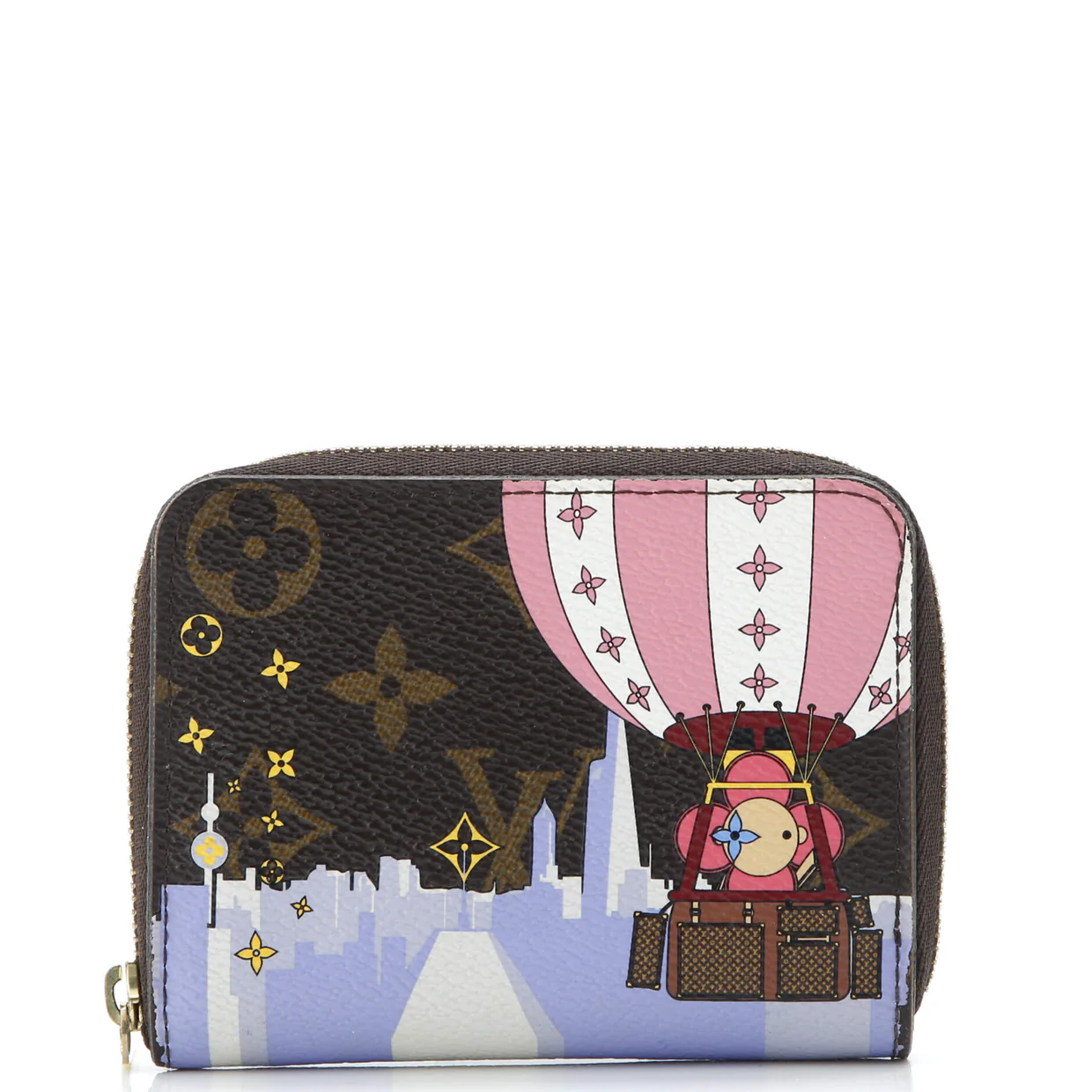 Zippy Coin Purse Limited Edition Vivienne Xmas Monogram Canvas - Deep Luxury