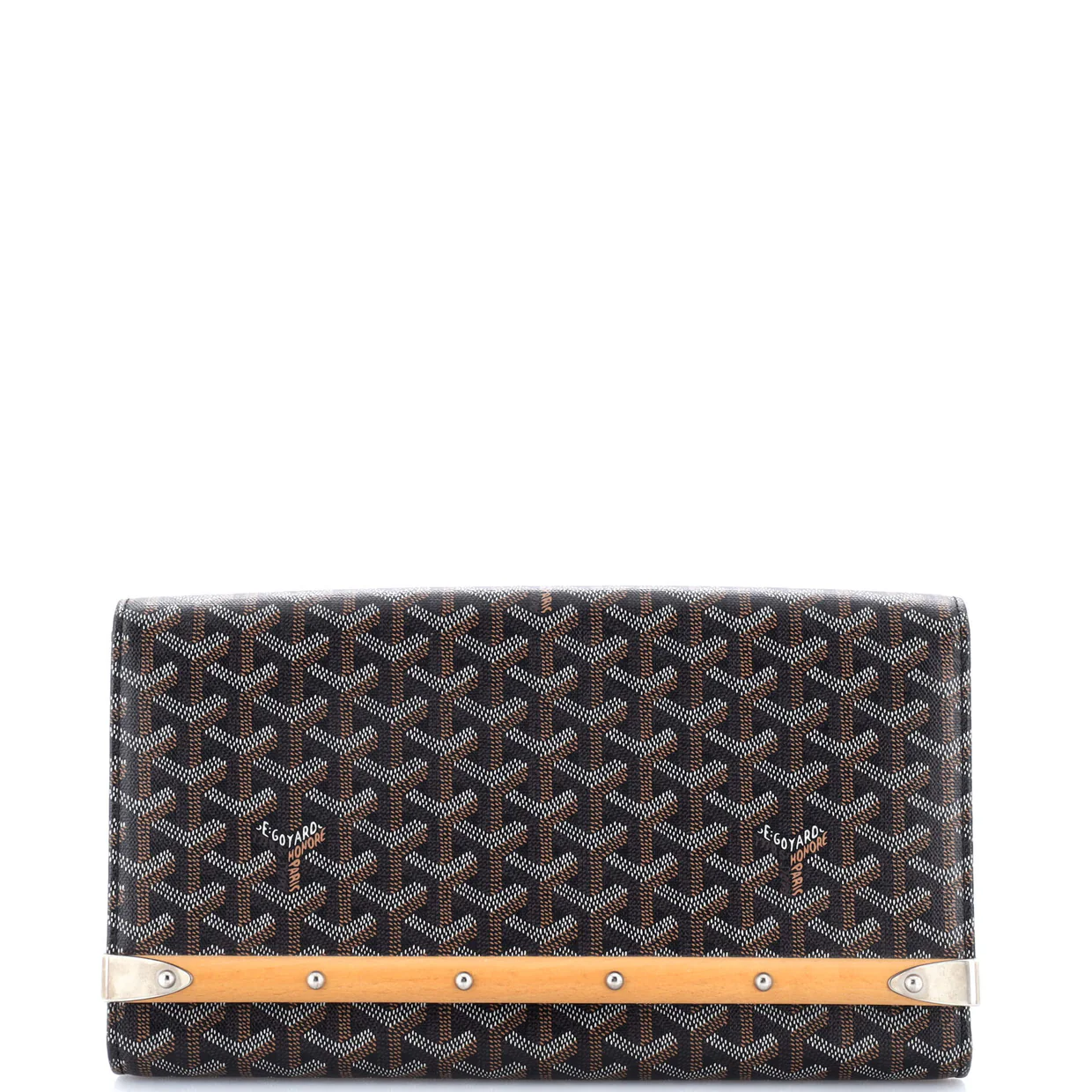Monte Carlo Clutch Coated Canvas MM - Deep Luxury