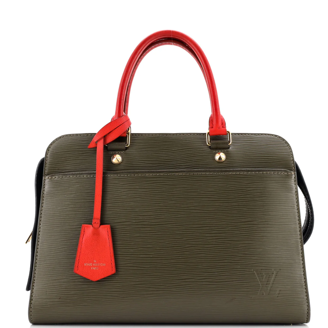Vaneau Handbag Epi Leather MM - Deep Luxury