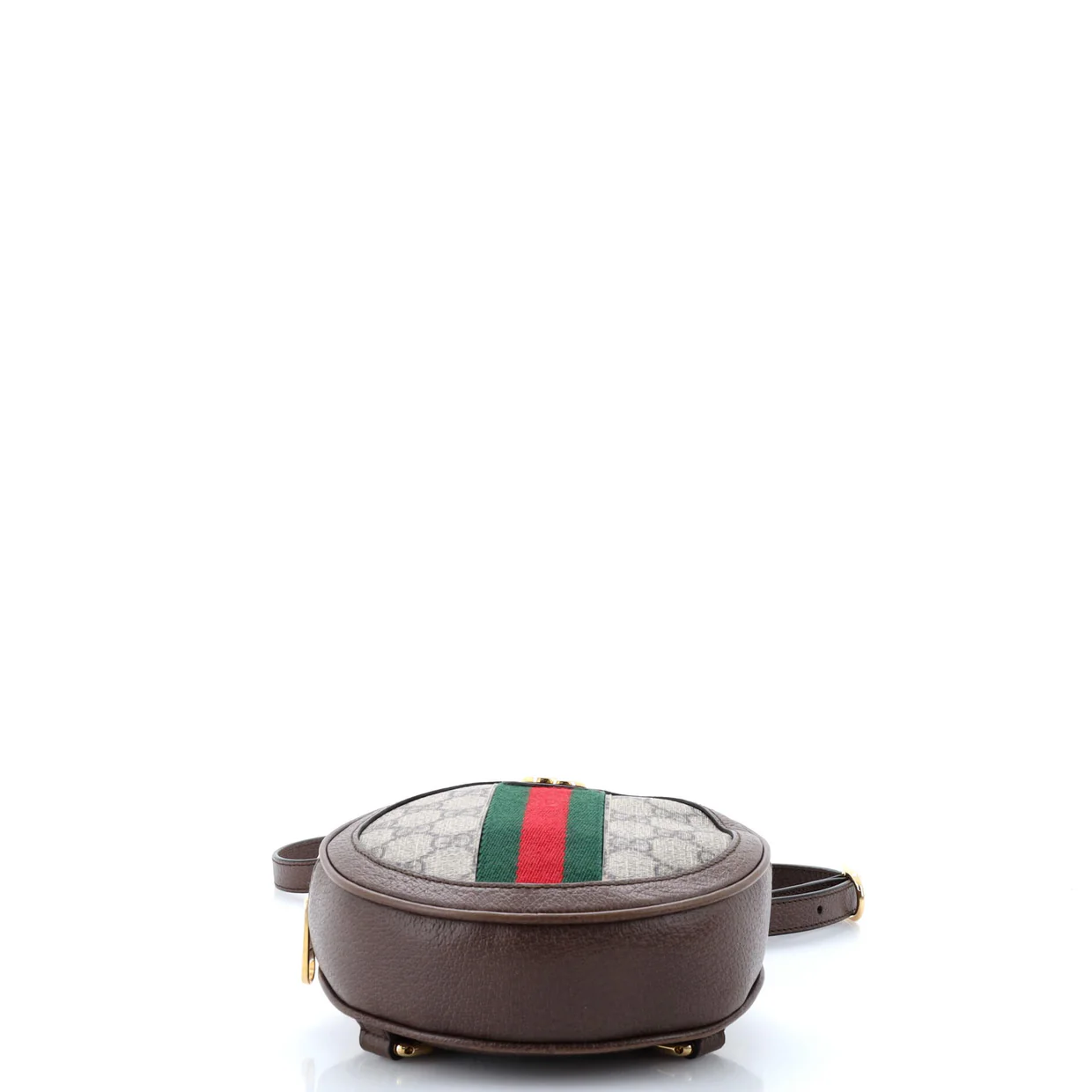 Ophidia Round Backpack GG Coated Canvas Mini - Deep Luxury