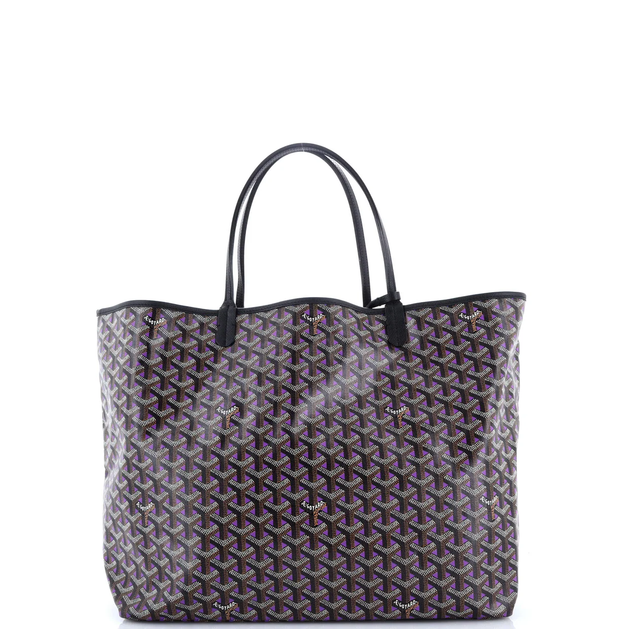 Saint Louis Tote Claire Voie Coated Canvas GM - Deep Luxury